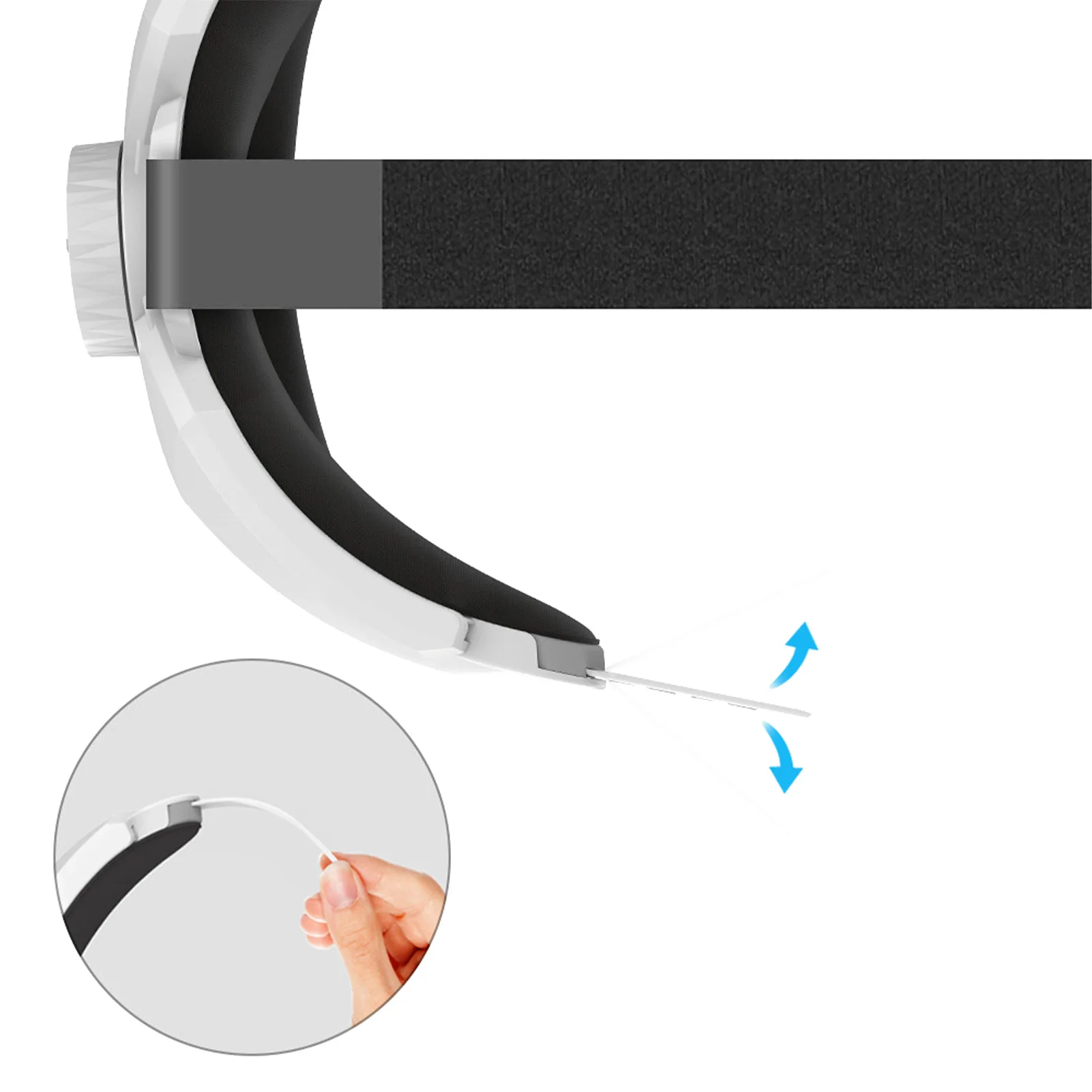 

Reduce Pressure Protective Replacement Parts Portable Adjustable Head Strap Easy Install Gaming Comfort For Oculus Quest 2