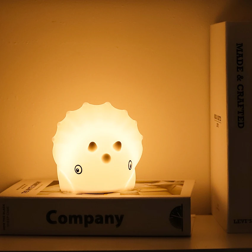 

LED Night Light Touch Sensor 7 Color USB Rechargeable Silicone Desk Decor Bedroom Bedside Table Lamp for Children Kids Baby Gift