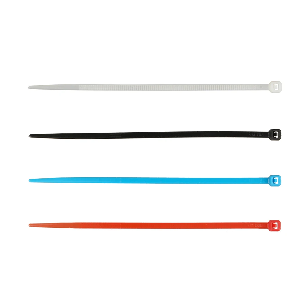 3DSWAY 3D Printer Parts 30pcs/lot 3*100mm Self locking Nylon Cable Ties Plastic Colored Black White Blue Red Bundle zip Wraps | Компьютеры