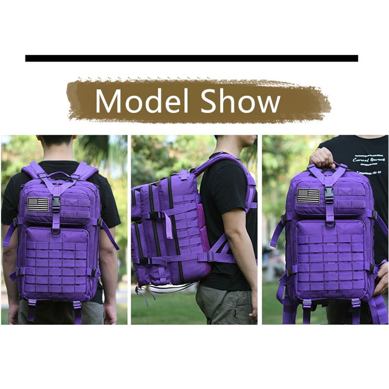 

New 30L & 45L 3P Tactical Backpack Military Bag Army Outdoor Sport for Men Camping Hiking Military Tactical Cycling Climbing Bag