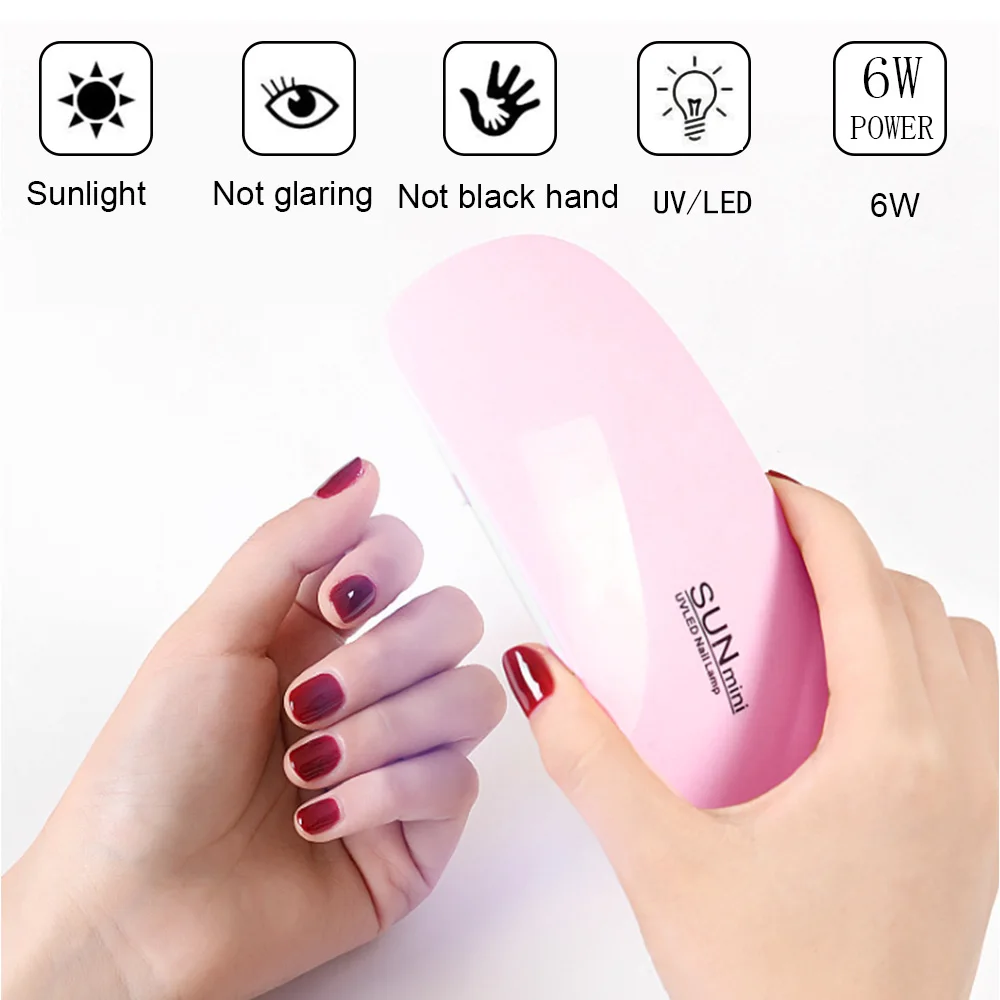 Набор инструментов для маникюра макияж кисть ногтей мышь лампа световой терапии