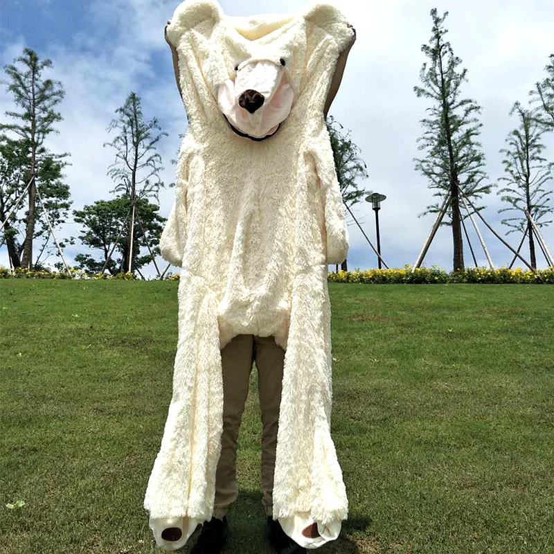 

80/100/130/160/200CM Super Large Teddy Bear Costume Video Spoof Props Costume Large Size Bear Plush Toy Shell