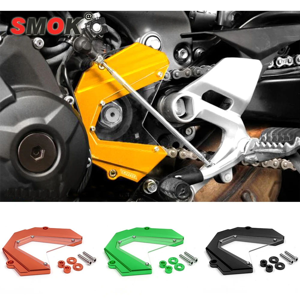 

Алюминиевая передняя Звездочка для мотоцикла SMOK CNC, защита крышки двигателя для Yamaha MT-09 MT 09 MT09 FZ-09 2013-2017