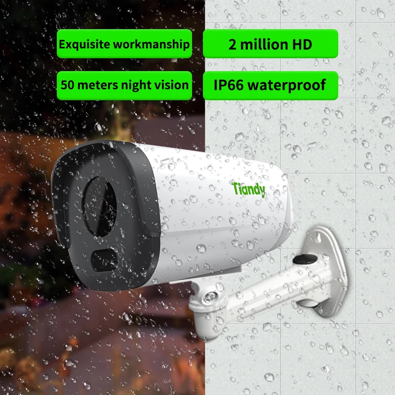 

TD TC-C12EN 2 MP IP Camera 1080P Indoor Surveillance Security Camera, PoE Camera One Way Audio Input