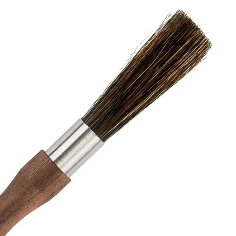

Long-handled Black Walnut Wild Boar Bristle Coffee Machine Coffee Grinder Brushes Grinder Powder Cleaning Brush Coffee Brush