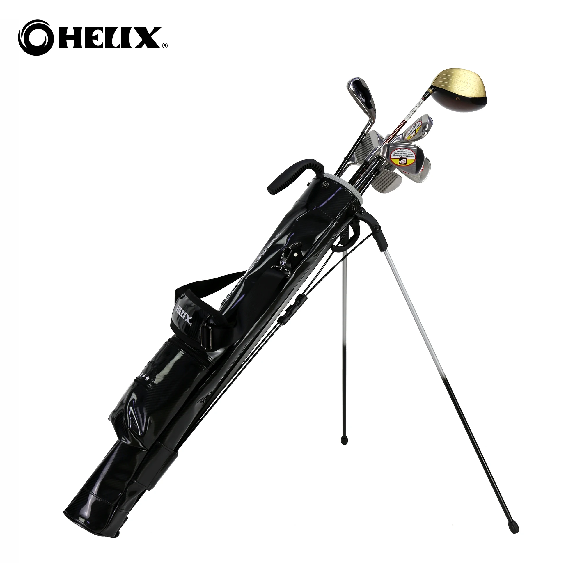 Helix Golf Stand Bag, Lightweight Easy Carry Golf Sunday Travel Bag with Shoulder, Practice Ranger Sunday Bag for Women Men