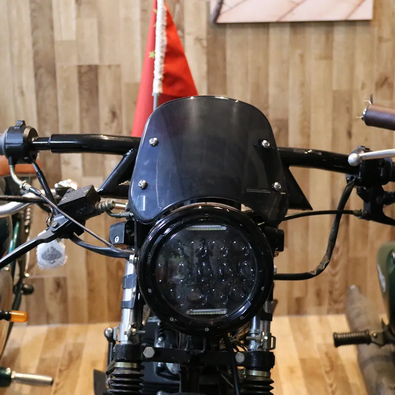 Мотоцикл ретро передний круглый 5-7 ''налобный фонарь обтекатель лобового