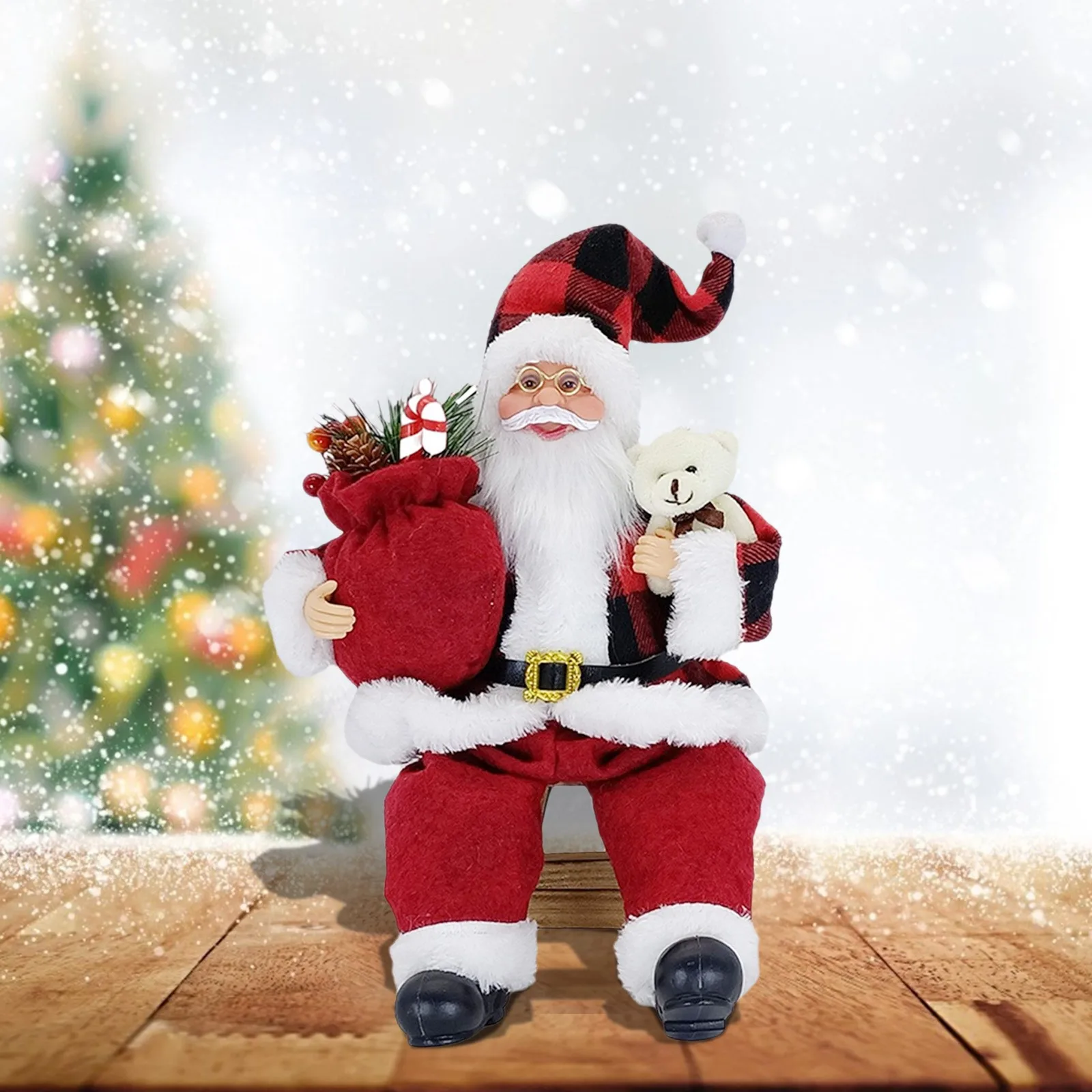 

Рождественские куклы, кукла Санта-Клауса, рождественский подарок для детей, игрушка, украшение для стола, кукла Санта-Клаус, рождественские ...