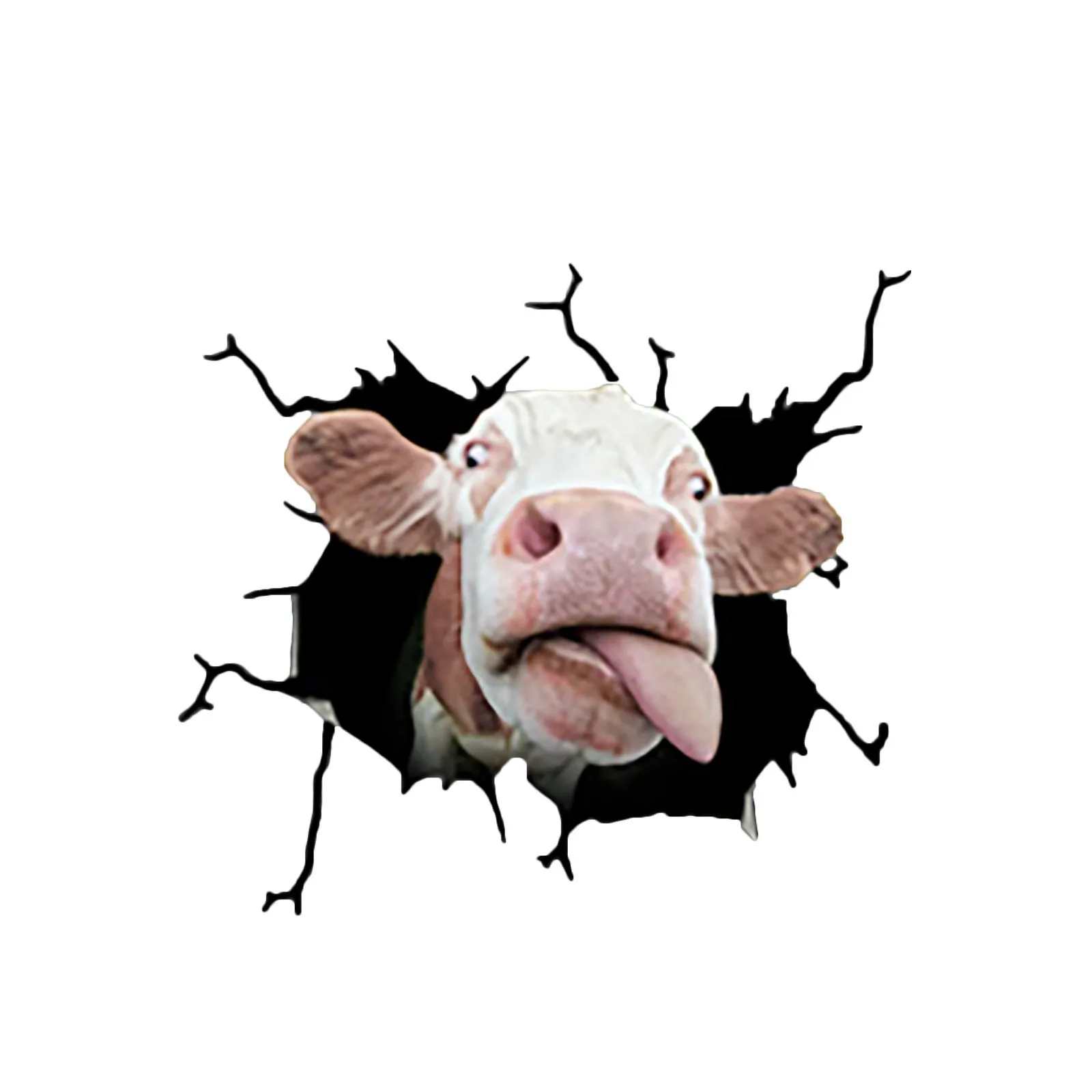 

Наклейка на машину Бык Корова забавный щенок влюбленный оконная наклейка s