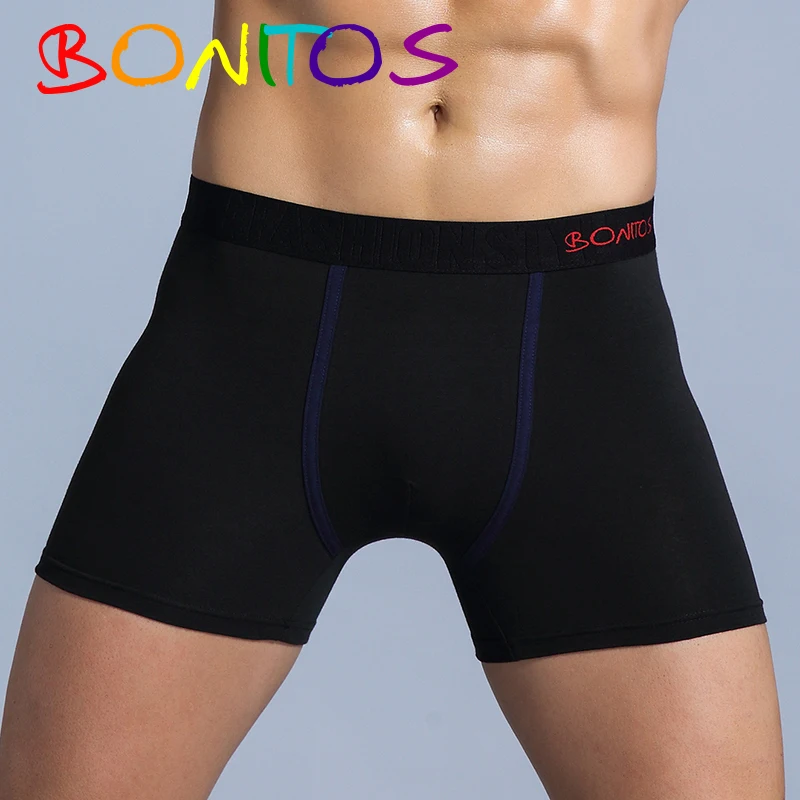 BONITOS, брендовые боксеры, мужское нижнее белье, мужское нижнее белье, боксеры, хлопок, боксеры, шорты для мужчин, сексуальные трусы, длинное нижнее белье для мужчин