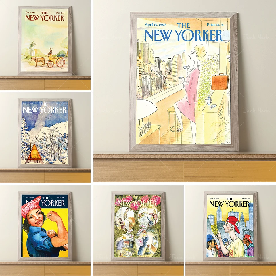 

The New Yorker 1989 April 10 Magazine Cover Print Poster Wall Art Picture Canvas Painting For Living Room Home Decor