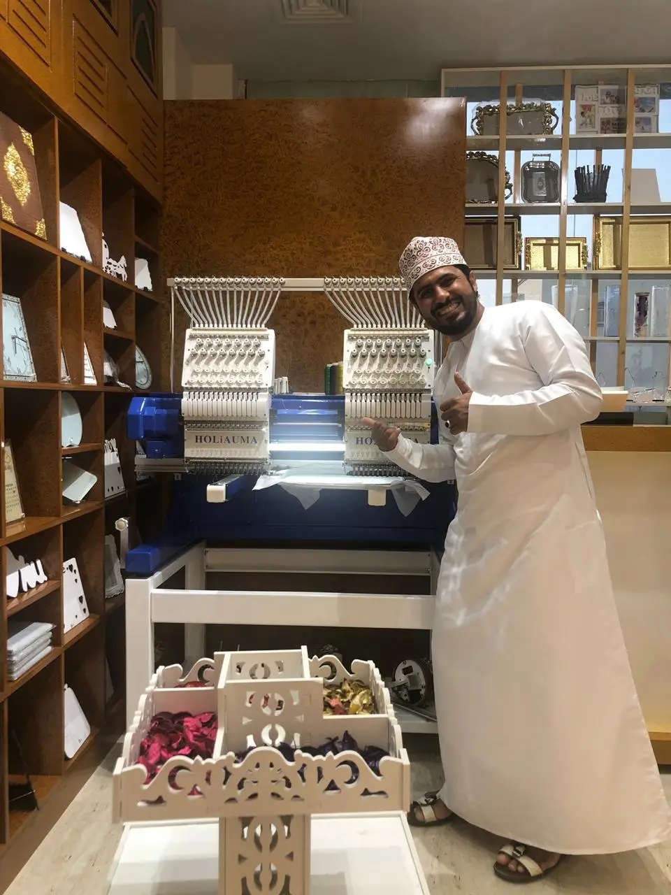 Хорошее качество 2 головы 15 видов цветов же с Tajima компьютеризированная вышивка