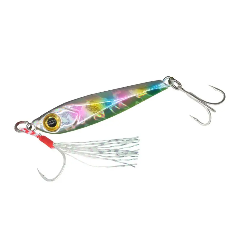 13/19g Sea Fishing Iron Plate Super Long Throw Slow Shaking False Bait Tassel Lure Artificial Tackle Tools | Спорт и развлечения