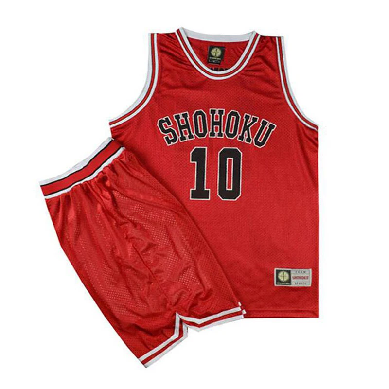 Костюм для косплея Slamdunk ханамичи сакураги 4 7 10 11 14 SHOHOKU баскетбольный принт рукава