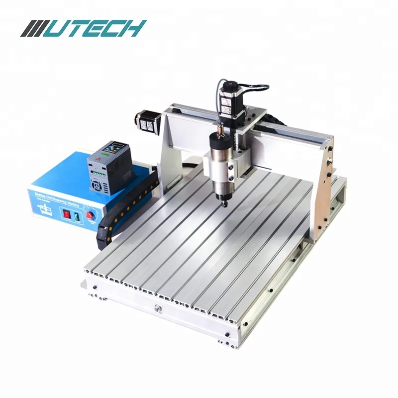 800 Вт шпиндель настольная Гравировка CNC Route для мягкой резки металла|Фрезы по