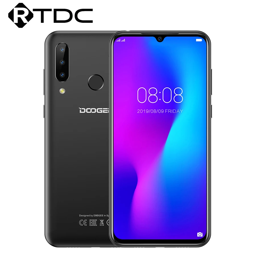 DOOGEE N20 смартфон с 5 дюймовым дисплеем восьмиядерным процессором MT6763 ОЗУ 4 Гб ПЗУ 64