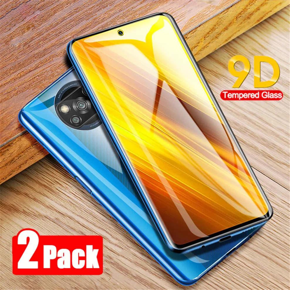 2 шт. для Xiaomi Poco X3 NFC Pro защитное стекло против царапин взрывозащищенное Закаленное