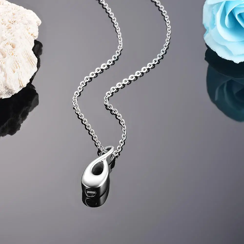 Гравировка имени Мода номер 8 Форма кремация ювелирные изделия для кулон с пеплом