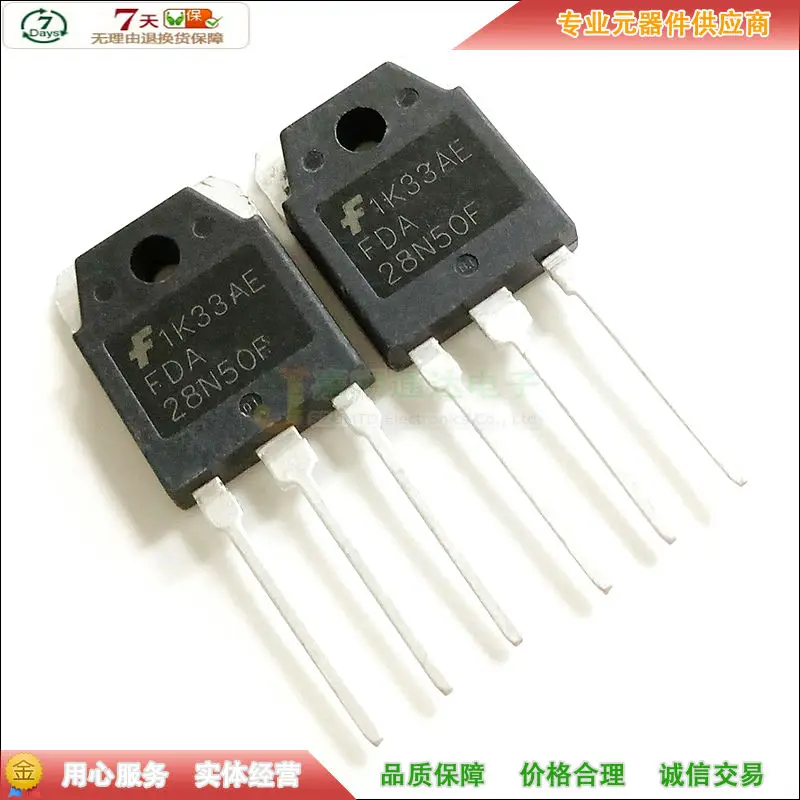 Оригинальный Новый 5 шт./FQA28N50F FQA28N50 TO 3P 500V 28A|Транзисторы| |