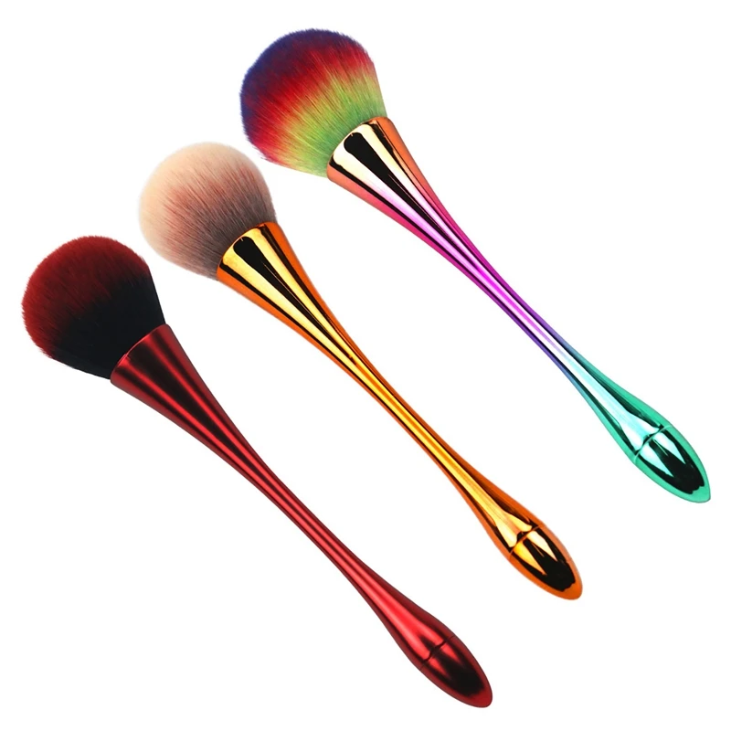 

Кисть для дизайна ногтей, мягкая кисть для удаления пыли от ногтей, искусственная нейлоновая кисть, используемая для маникюра, для удаления ...