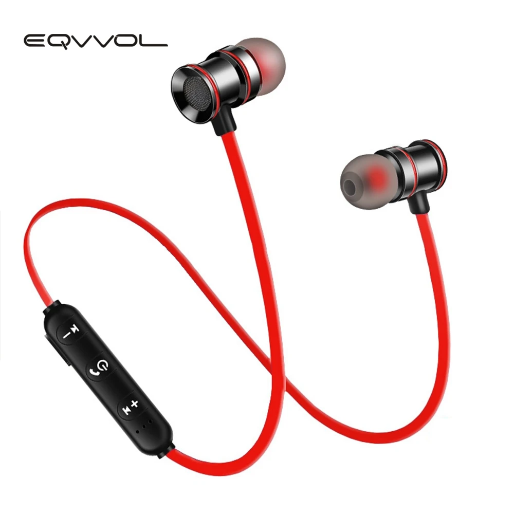 Eqvvol 5 0 беспроводные Bluetooth наушники Металлические Магнитные стерео воротник