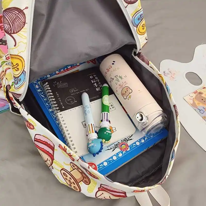 

Korean cartoon of women knapsack sweet cake school bag dwaterproof water bag miss travel bags