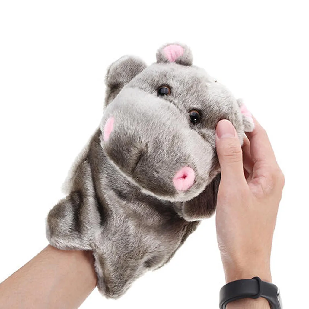 Милые детские плюшевые милые Мультяшные игрушки Бегемот ручной Куклы для