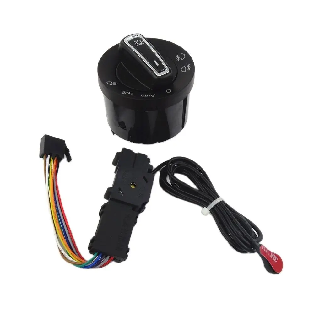 

1 Set Chrome Headlight Control Switch & Sensor Module For VW Touran Tiguan Lamando Golf MK7 5GG941431D 5GG 941 431D