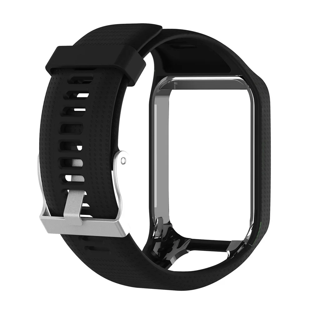 Ремешок на запястье для TomTom 2 3 Runner Spark Music сменный Браслет мягкий браслет для часов силиконовый ремень часы Браслет аксессуар