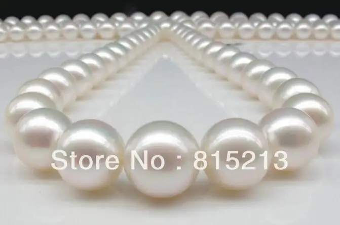 Ювелирное жемчужное ожерелье 10-11 мм натуральное Австралийское Южно-морское