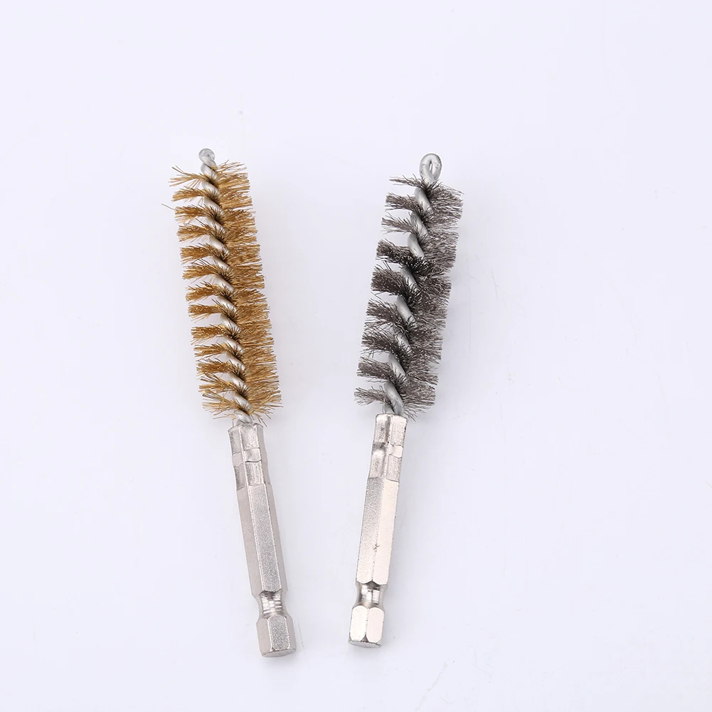 

2pcs Wire Brush for Power Drill Impact Driver Paint/Rust Remover Cleaning Polishing Tool for Machinery Automotive