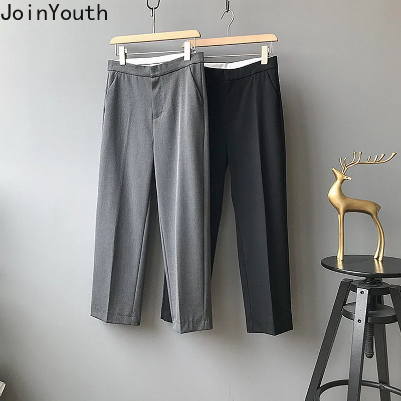 JoinYouth рабочие модные однотонные офисные женские брюки длиной до щиколотки осень