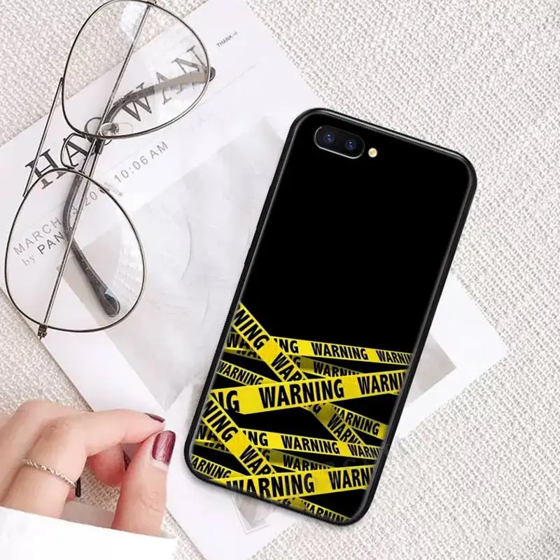 

Funny creative warning Phone Case For OPPO R9 R11 R15 R17 RENO Realme S PLUS Normal 2z 3 5 C2 pro