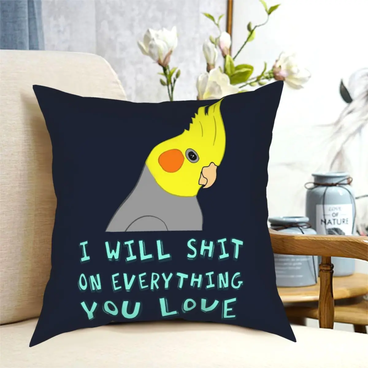 

Квадратный чехол для подушки под дерево, полиэстеровый креативный декоративный чехол для подушки, чехол для кровати, чехол для подушки 45*45 с...