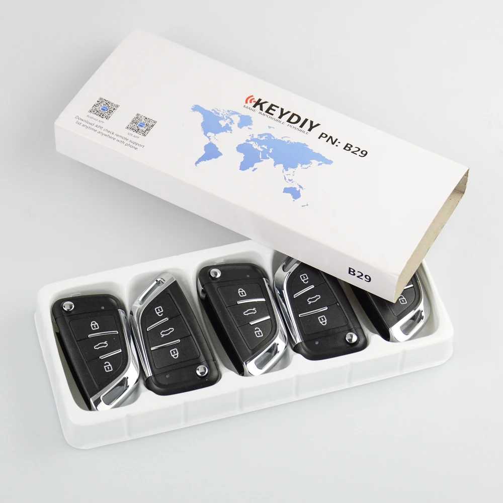 OkeyTech 1 шт./5 шт. KEYDIY B29 KD900/KD900 +/URG200 KD X2 программист B серии мини пульт дистанционного