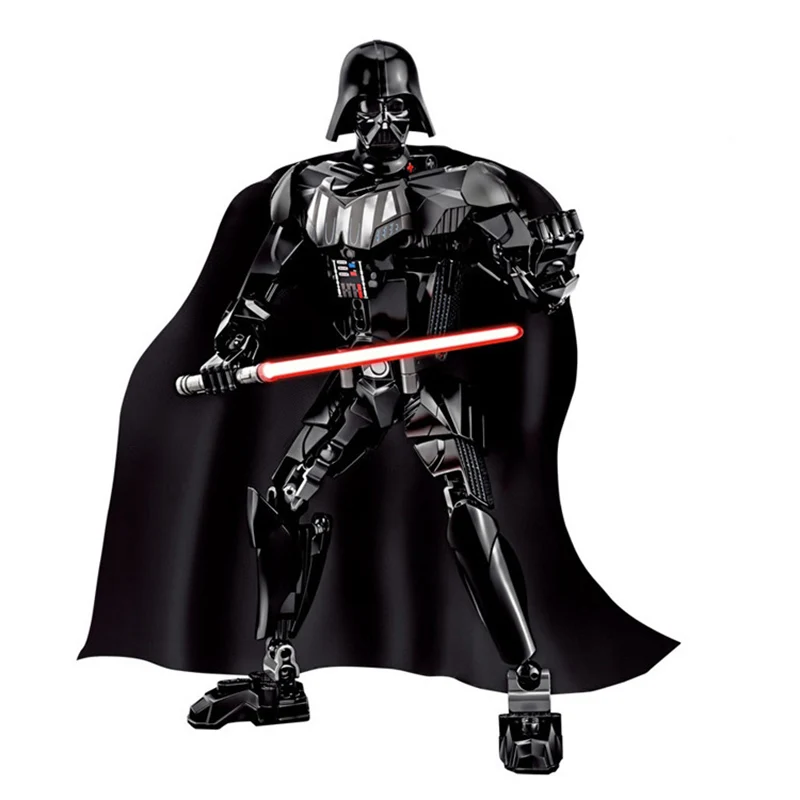 Disney Star Wars Stormtrooper Darth Vader Boba Jango Fett Kylo Ren Chewbacca  General Grievou Action Figure Toy For Kid