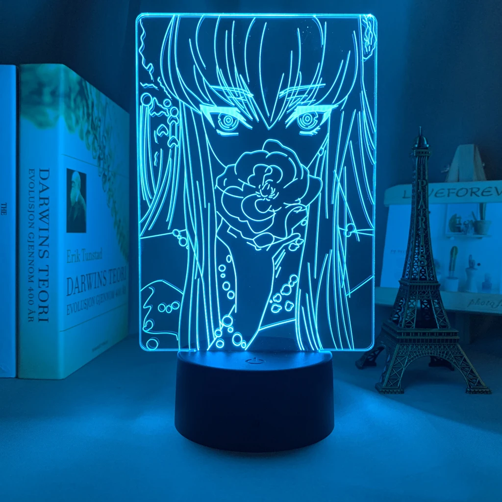 Аниме 3d лампа с кодом Geass CC для спальни Декор Ночной светильник подарок на день