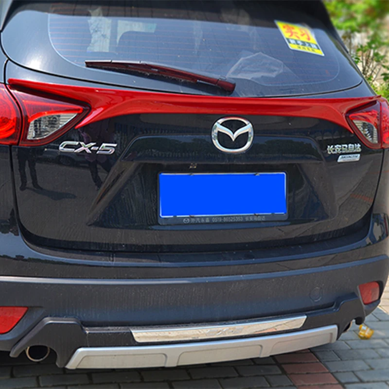 CX 5 ABS Неокрашенный Праймер задний Средний спойлер крыло для Mazda 2012 2016|spoiler wing|rear