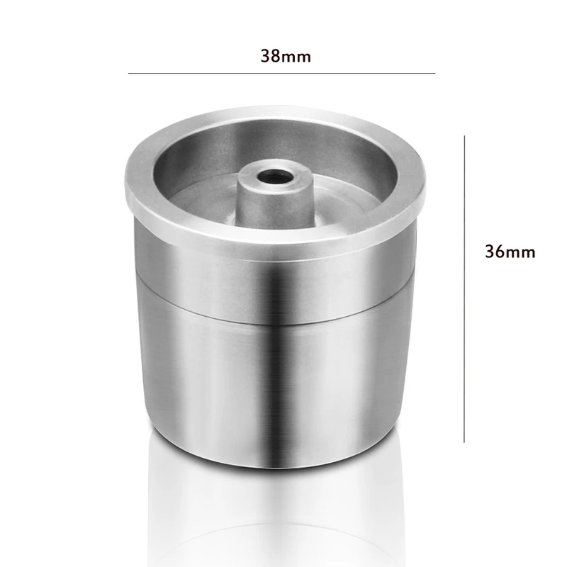Совместим с Illy Кофе машины Maker/Нержавеющая сталь металлический пополняемая