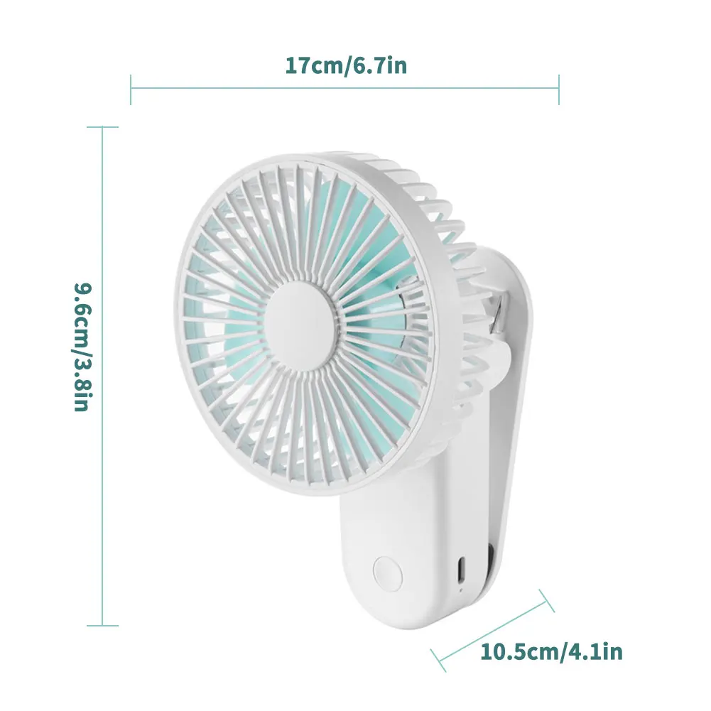 

USB Desk Fan Small Personal Desktop Table Fan With Strong Wind Quiet Operation Portable Mini Fan For Office Bedroom Summer