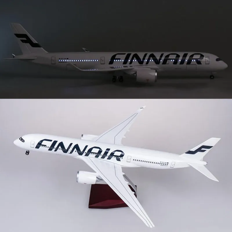 Коллекция 1/142 шкала литья под давлением пластиковая Смола самолет 47 см Airbus A350 FINNAIR