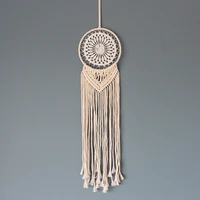 decorative wall hanging cotton tapestry ins woven home dreamcatcher nordic living room background pendant wedding decoration