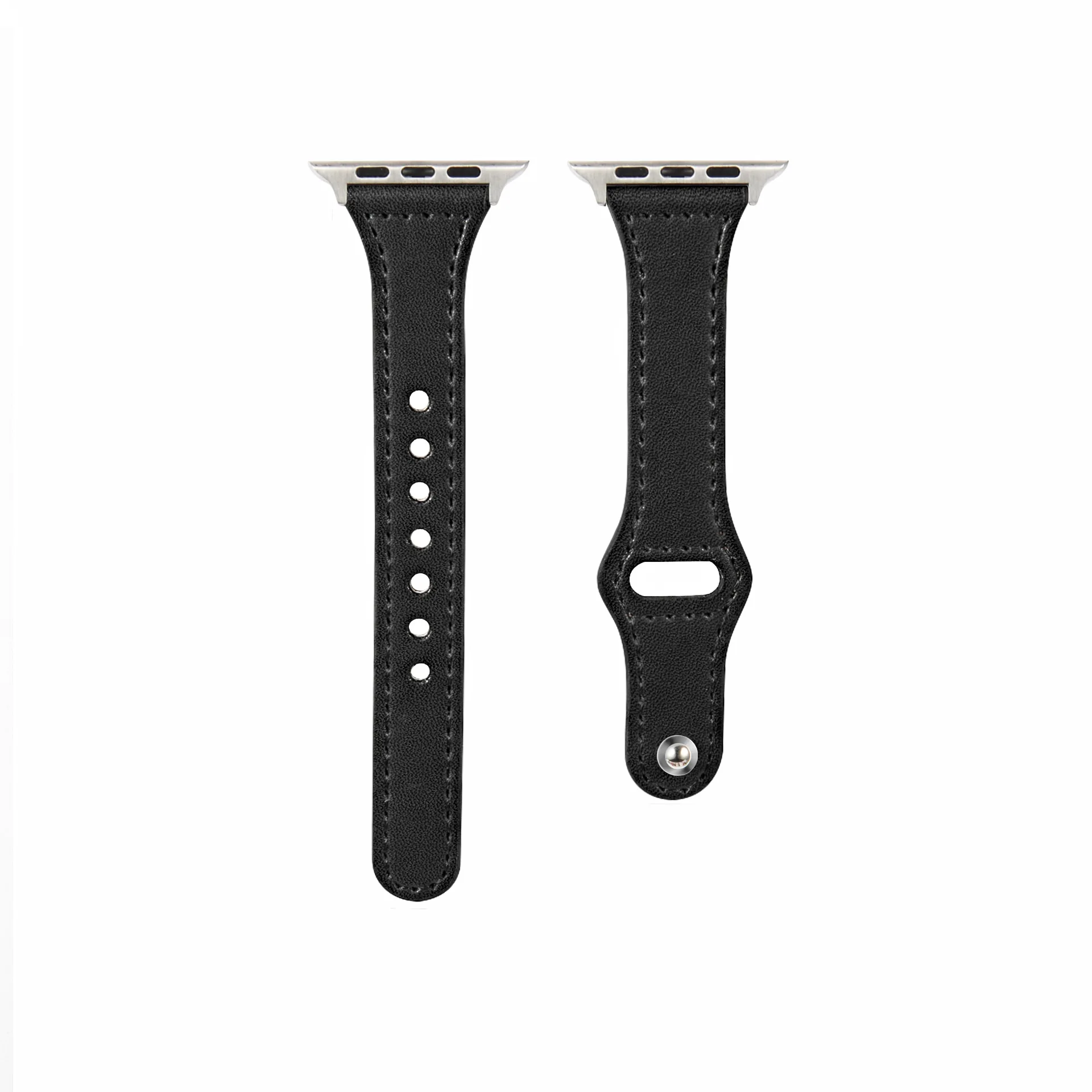 

Genuine leather watch band for apple watch 44mm 42mm 40mm 38mm strap for iwatch band series se 6 5 4 3 2 1 Bracelet wrist band