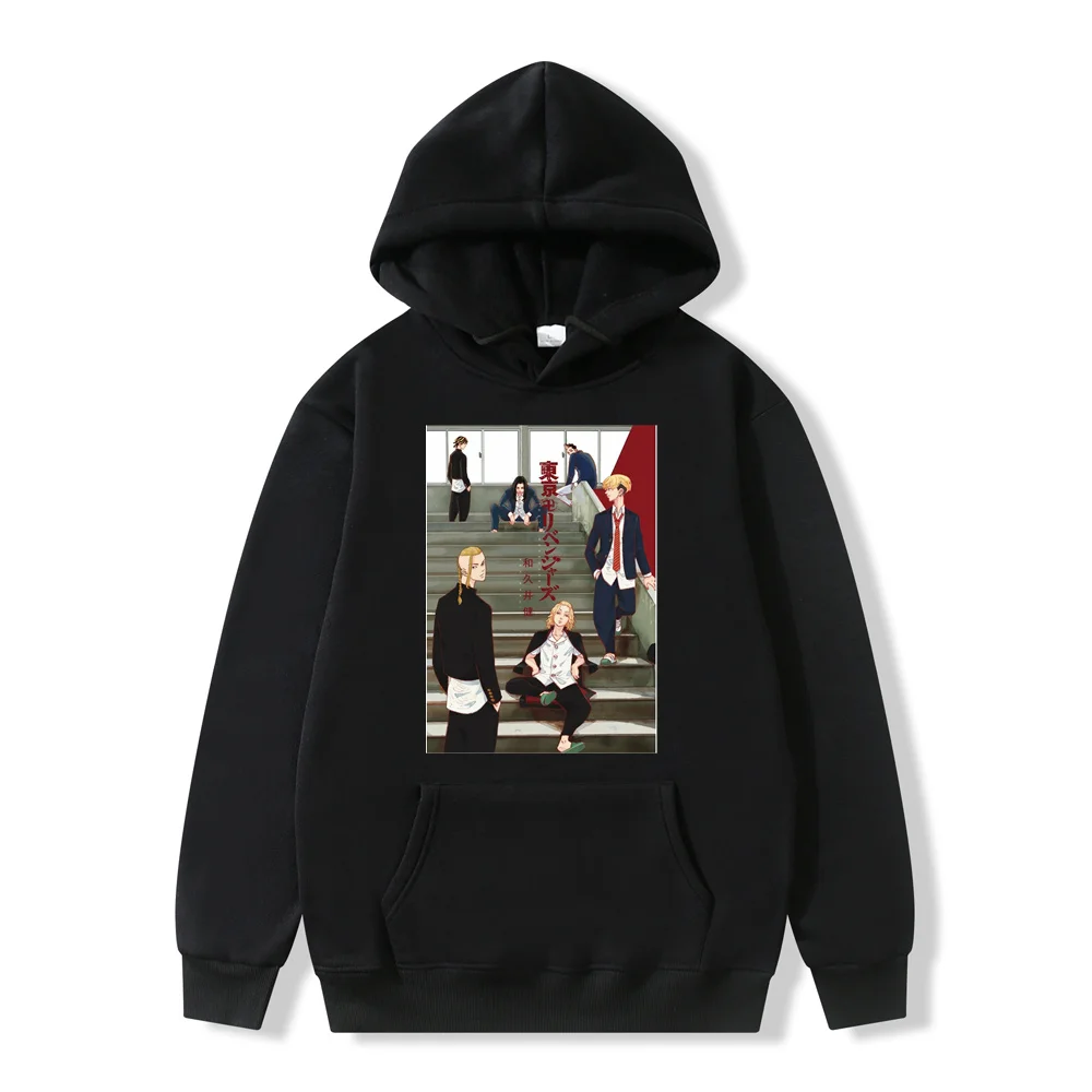 

Hot Tokyo Revengers Hoodie Anime Manjiro Sano Graphic Hoodie for Men Sportswear Cosplay Pullover sweatshirt fashion hoodie men