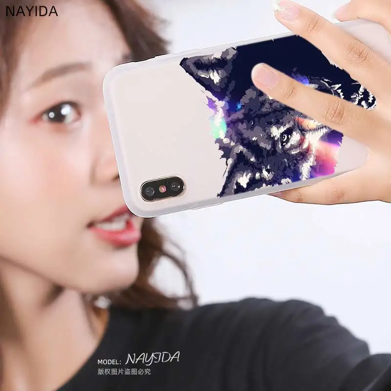 Мягкие силиконовые чехлы Fierce Snow Wolf для Huawei P40 P30 P20 P10 Lite Pro E P Smart Z 2020 2019 | Мобильные