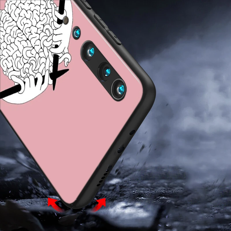 

Silicone Cover Medical Meridian flower for Xiaomi Mi 10 9T CC9 Pro Note 10 9 8 6 A3 A2 A1 Lite Play Mix 3 Black Phone Case