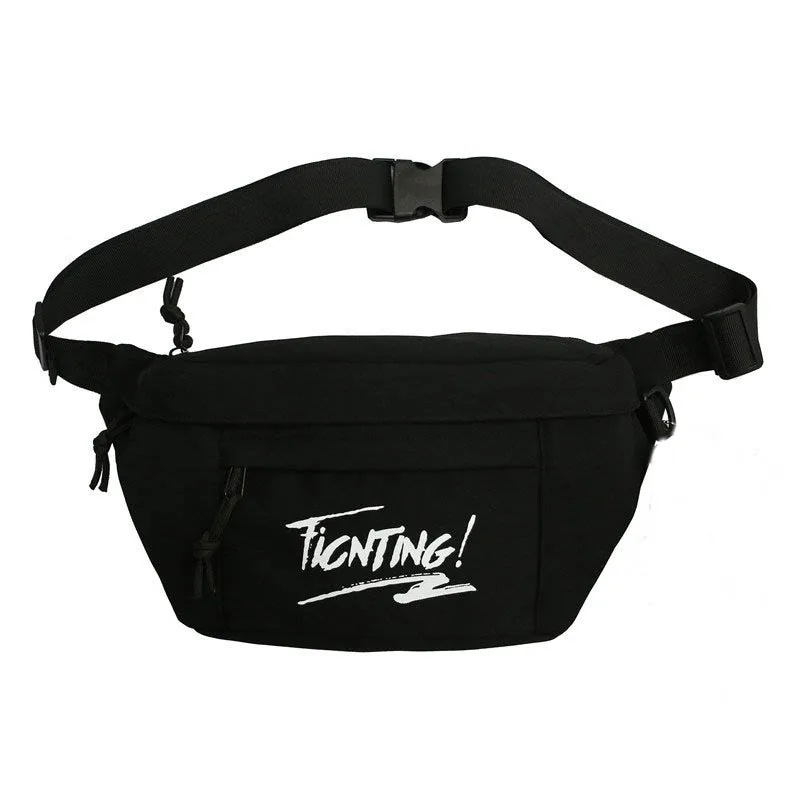 

Unisex Large Pouch Capacity Casual Crossbody Canvas Bag Waterproof Outdoor Chest Bags Short Travel Bags Men Belt Waist Pack