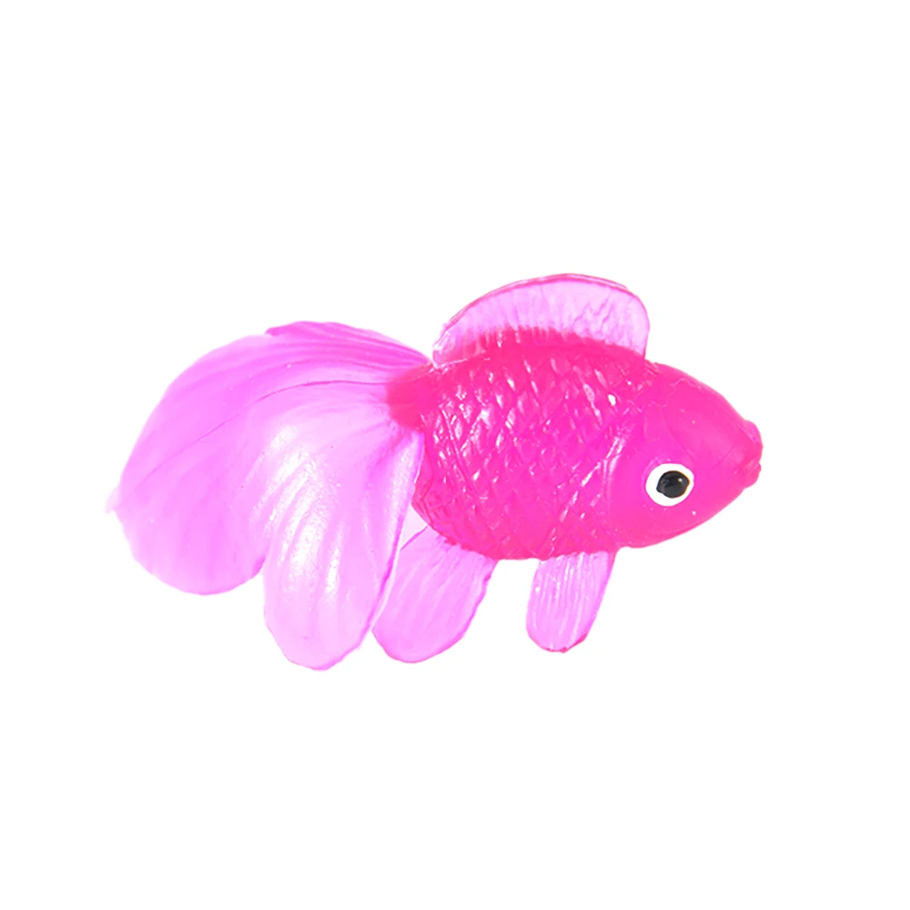 10pcs/set Kids Soft Rubber Gold Fish Baby Bath Toys for Children Simulation Mini Goldfish Water Toddler Fun Swimming Beach Gifts