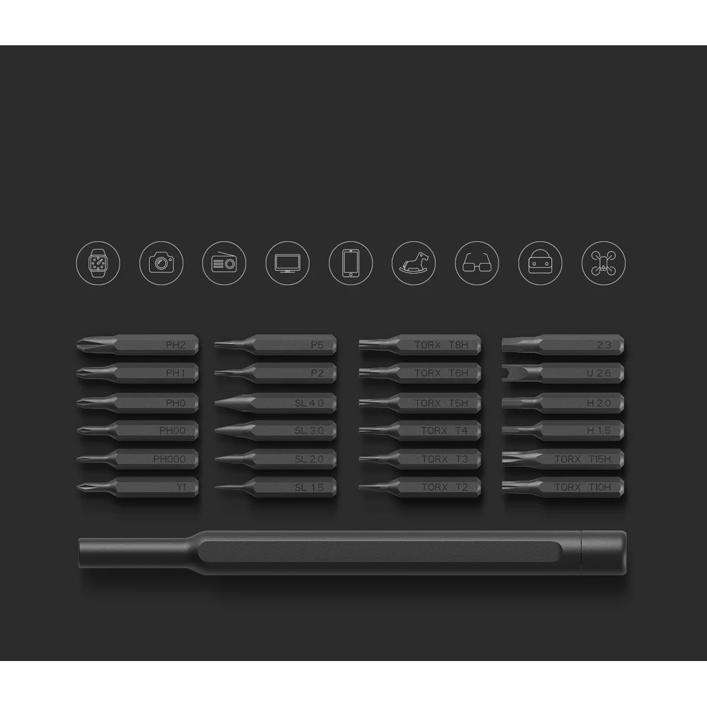 Отвертка Xiaomi Mijia Wiha 24in1 Screwdriver Kit Grey | Инструменты