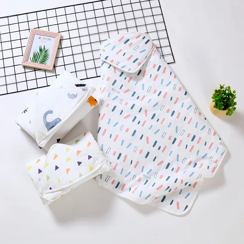 Летнее одеяло s Swaddling хлопковое термобелье для новорожденных детская коляска